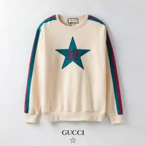 gucci hommes sweatshirt for cheap big star gg cotton